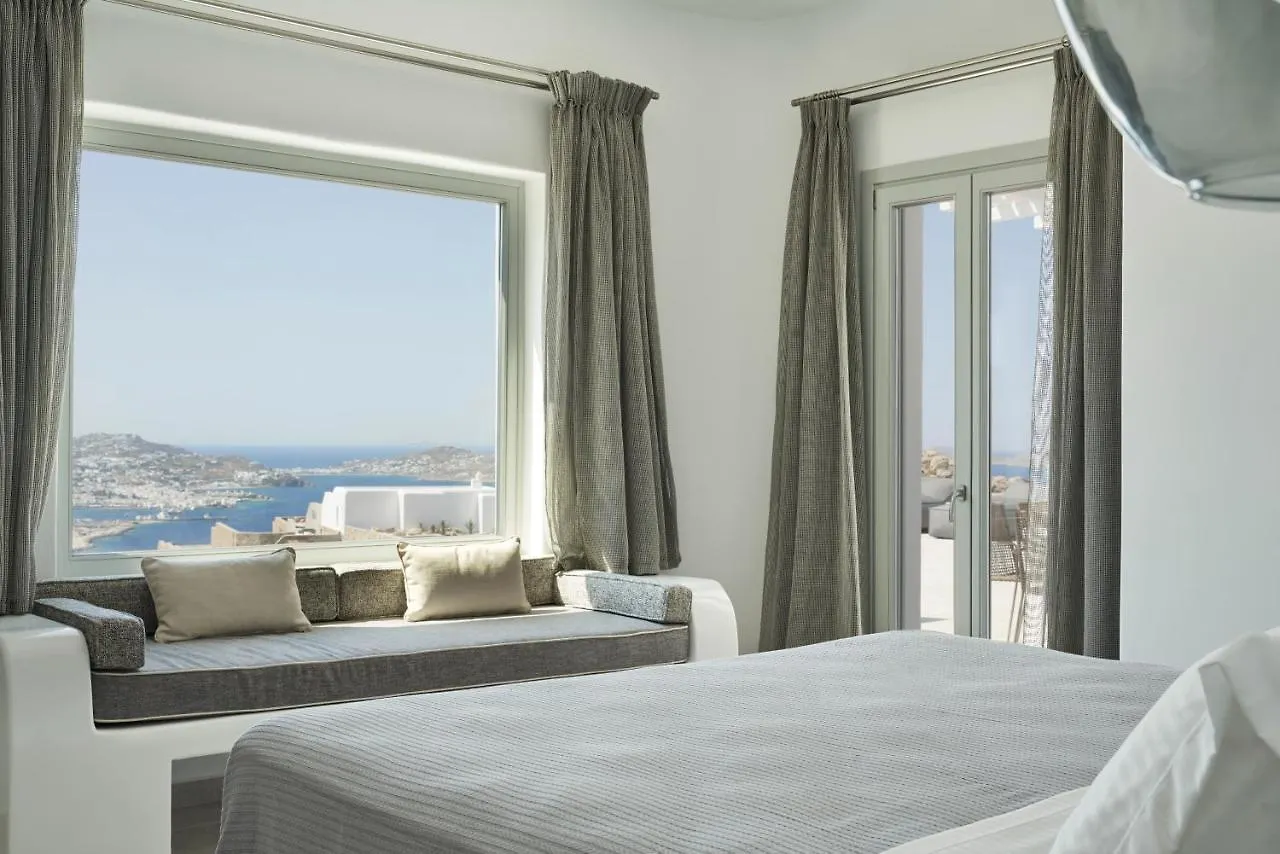 Annez Villa With Private Pool Panoramic Sea View Mykonos Town Греция