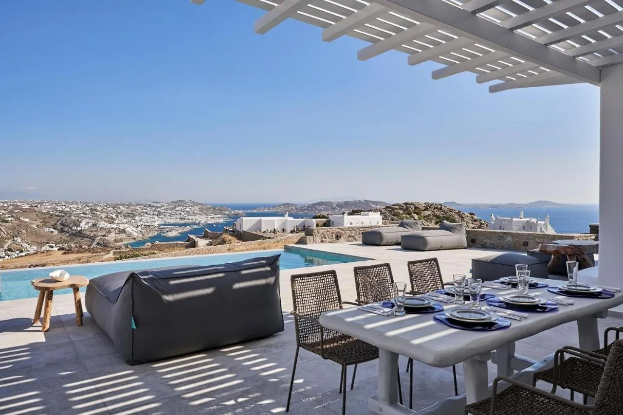 Annez Villa With Private Pool Panoramic Sea View Mykonos Town 0*,  Греция