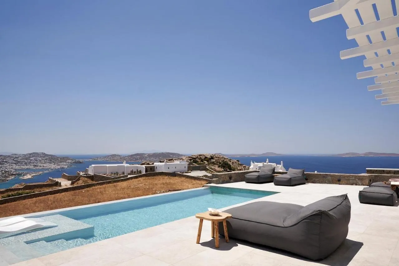 Annez Villa With Private Pool Panoramic Sea View Mykonos Town